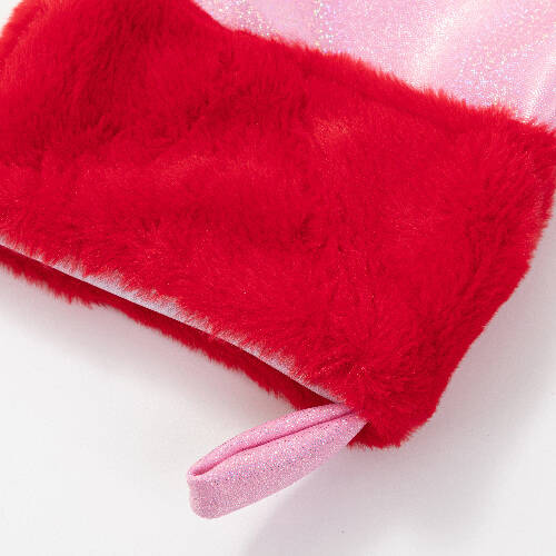 Calzino per sublimazione natalizio glitterato - rosa