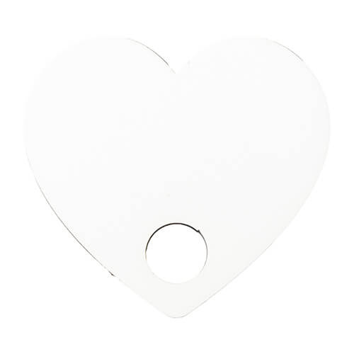Badge con nome in fibra di legno per una tazza 480 / 600 / 540 / 750 ml per sublimazione - cuore