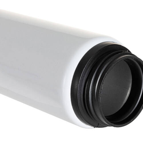 Borraccia da 750 ml con patta per sublimazione - bianca