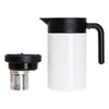 Caraffa termica per caffè in acciaio inox da 1200 ml per sublimazione - bianco