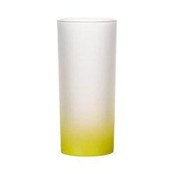 Vetro smerigliato da 200 ml con manico verde lime per sublimazione