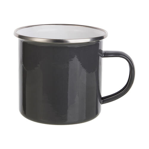 Tazza in metallo 360 ml per sublimazione - Grigio