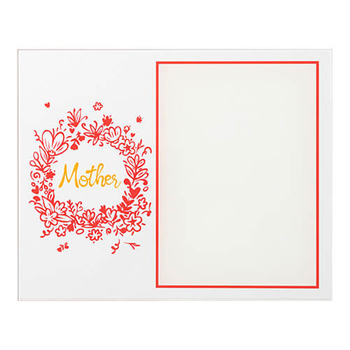 Cornice in vetro per sublimazione - 20 x 25 cm - Mom