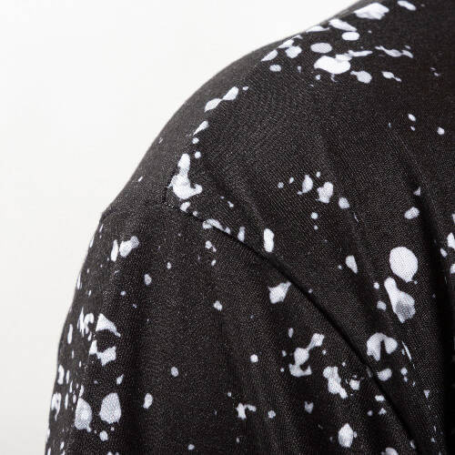 T-shirt Cotton-Like Bleached Starry Black per sublimazione