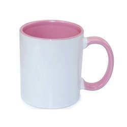 Tazza FUNNY  rosa JS Coating 330 ml Sublimazione Termostampa