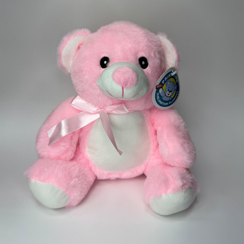 Orsacchiotto 25 cm per stampa a sublimazione - rosa