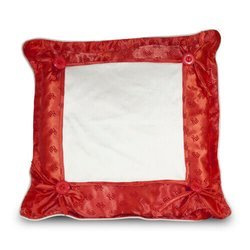 Copricuscino 40 x 40 cm rossa per sublimazione di trasferimento termico