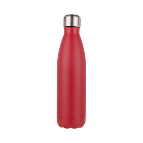 Borraccia bevande 500 ml - rosso opaco - Stampa sublimatica a trasferimento termico