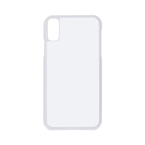 Custodia iPhone XS Max bianco in plastica Sublimazione trasferimento termico