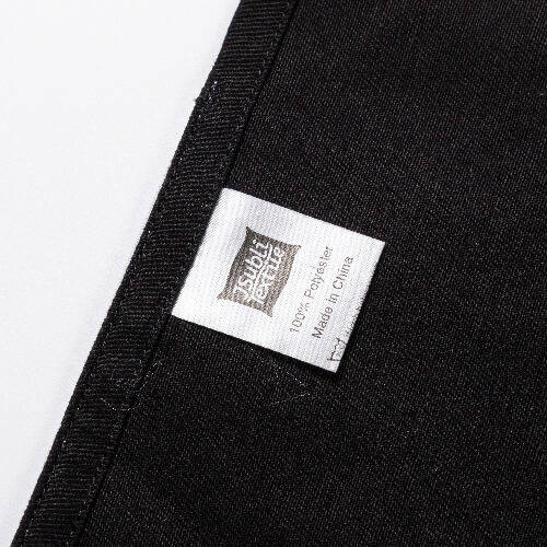 Grembiule nero con tre tasche per adulti per sublimazione