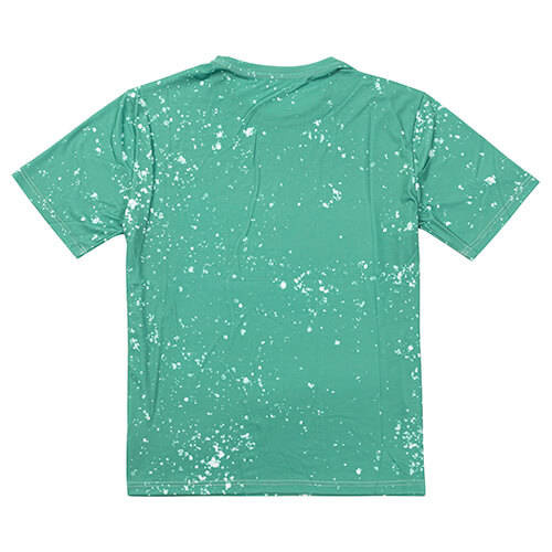 T-shirt Cotton-Like Bleached Starry Green per sublimazione