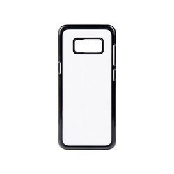 Custodia Samsung Galaxy S8 G9500 nero in plastica per Sublimazione trasferimento termico