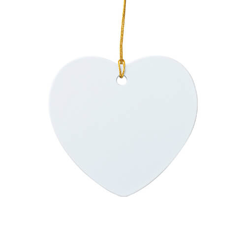 Ciondolo in plastica per sublimazione - cuore