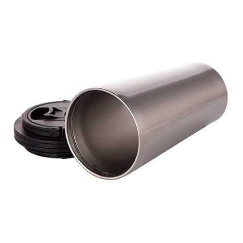 Borraccia termica 480 ml in acciaio Stampa Sublimatica - argento