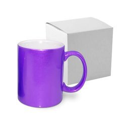 Tazza ALU, viola con la scatola Sublimazione Termostampa