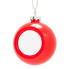 Guaina per albero di Natale Ø 6 cm per sublimazione - rosso lucido
