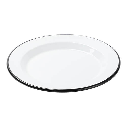 Piastra smaltata Ø 24,5 x 2 cm per sublimazione