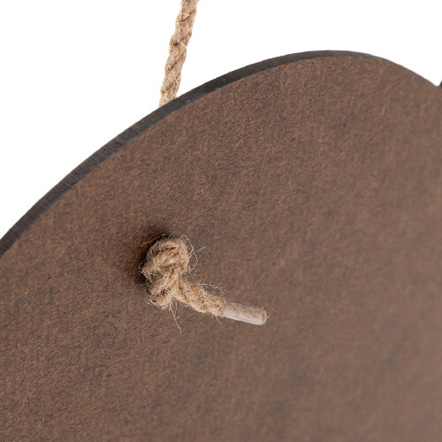 Cuore - Etichetta per porta in MDF per sublimazione