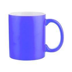 Tazza Fluo blu, opaco Sublimazione Termostampa