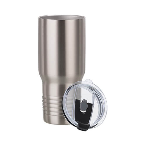 Tazza in acciaio inossidabile da 650 ml per sublimazione - argento