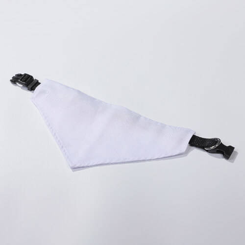 Collare nero con bandana per animali in sublimazione