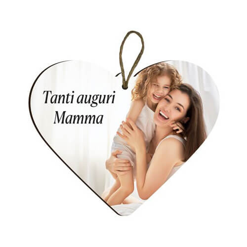 Pendente in MDF per sublimazione - cuore