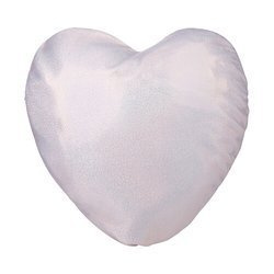 Federa glitter 40 x 40 cm per sublimazione - cuore Champagne