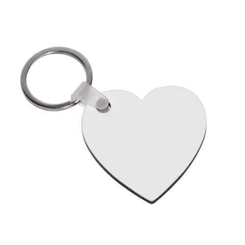 Portachiavi cuore in MDF Sublimazione Trasferimento termico