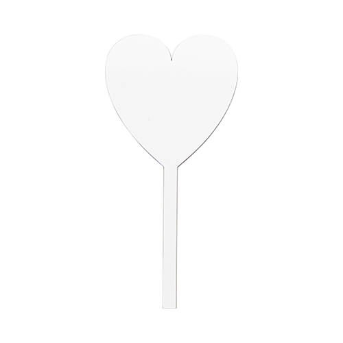 Cartello informativo in cartone per sublimazione - cuore