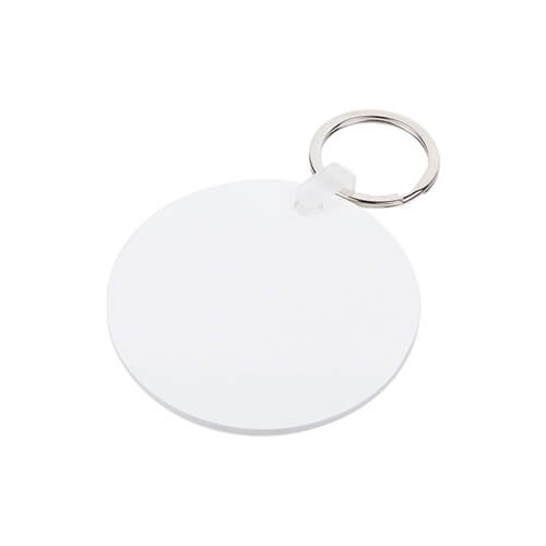 Portachiavi in plastica per sublimazione - cerchio