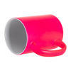 Tazza Max Fluo Color - rosa, opaca per trasferimento termico