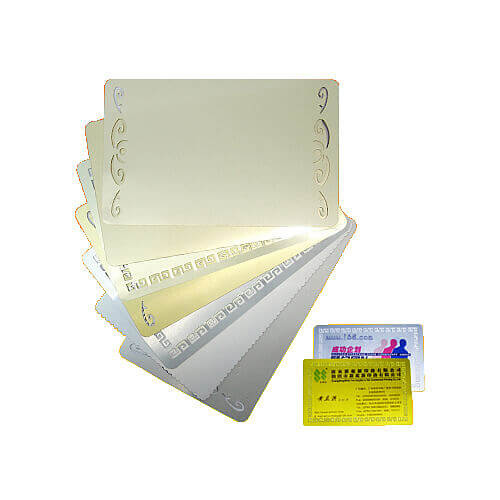 Biglietti da visita in metallo - 10 pz. - da sublimare