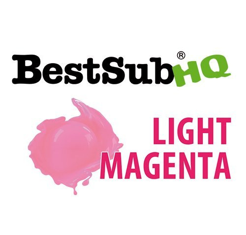 100 ml Inchiostro Sublimatico Light Magenta Best Sub HQ Sublimazione Trasferimento termico