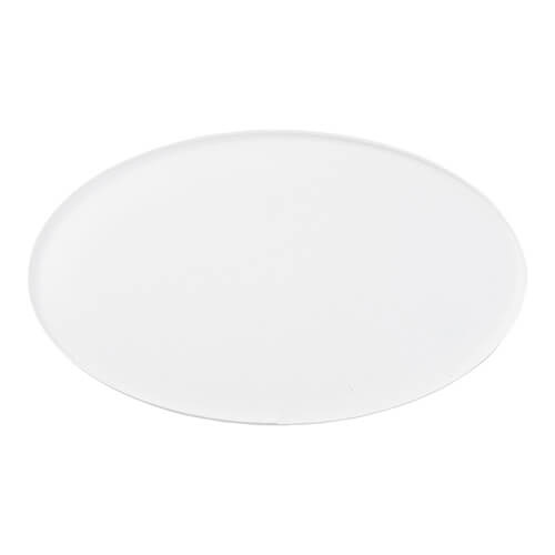 Targhetta acrilica 7,6 x 4,5 cm per sublimazione - ovale