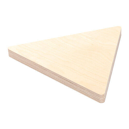 Portafoto triangolare in compensato per sublimazione - 17,8 x 20,3 cm