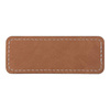 Targhetta in pelle 8,2 x 3,1 cm per sublimazione - Marrone