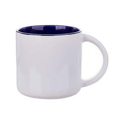 Tazza 400 ml con interno blu scuro, Sublimazione Termostampa