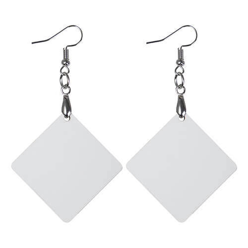 Orecchini in MDF per sublimazione - quadrato