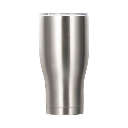 Tazza in acciaio inox da 950 ml per sublimazione - argento