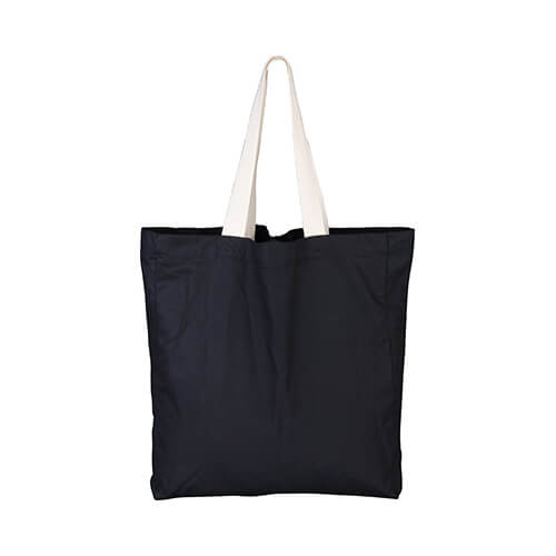 Borsa in tela nera 46 x 36,4 cm per trasferimento termico