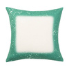 Federa in lino 40 x 40 cm Bleached Starry Green per sublimazione