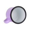 Tazza smaltata da 360 ml per sublimazione - Viola opaco