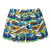 Pantaloncini da spiaggia sublimati da uomo - skateboard