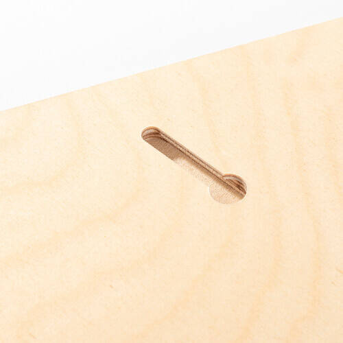 Cornice fotografica triangolare in compensato per sublimazione - 22,8 x 25,4 cm