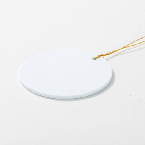 Ciondolo in plastica per sublimazione - cerchio