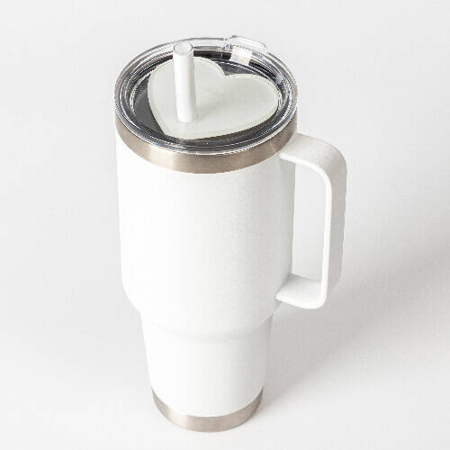 Targhetta in acrilico per tazza 780 / 900 / 1050 / 1260 ml per sublimazione - cuore