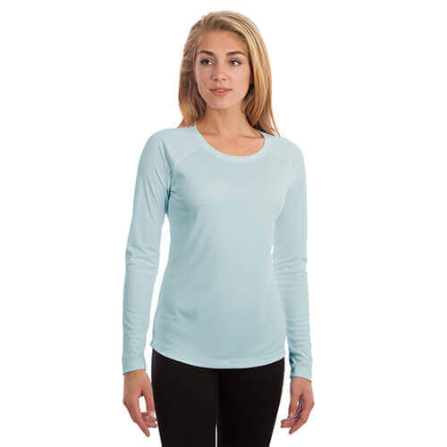 Maglietta Solar per la donna a maniche lunghe per Sublimazione – Arctic blue