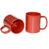 Tazza Full Color rosso, lucido Termostampa