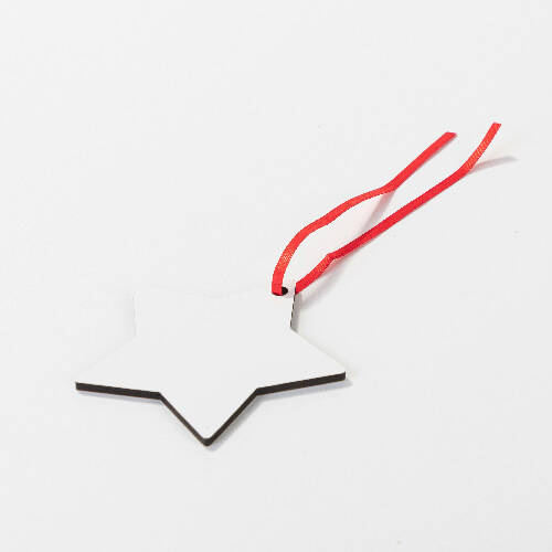 Pendente in MDF bifacciale per sublimazione - stella