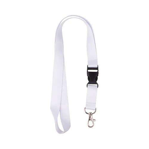 Laccetto bianco con clip per Sublimazione Trasferimento termico